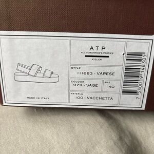 ATP Atelier Varese Sage Sandals